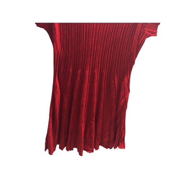 Torrid Sweater Dress Women's Size 4X Red Short Sleeve - Picture 4 of 7